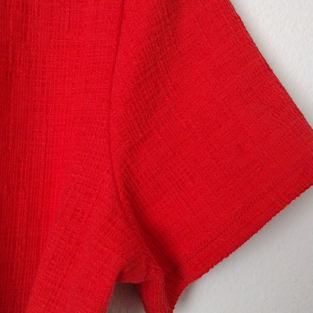 $80 Retail J Crew Textured Knit True Wrap Dress - Picture 6 of 7